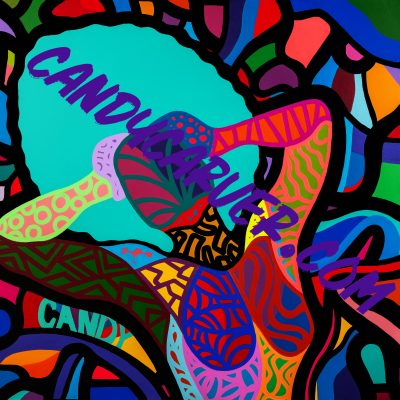 Overflowing Enthusiasm (30 x 30 in) Painting